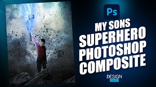 My Sons Superhero Photoshop Composite