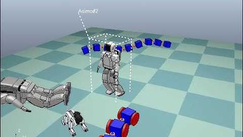 Robot Simulator: interaction with a V-REP simulation