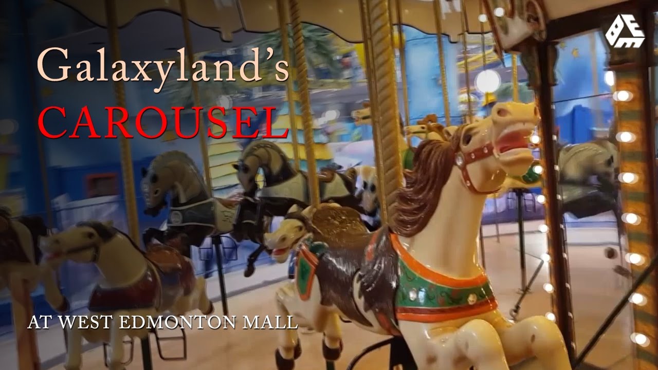 Carousel Ride Galaxyland West Edmonton Mall Youtube