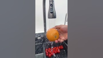 Chậu rửa bát 4 phím thông minh kết hợp vòi rửa bát dây rút