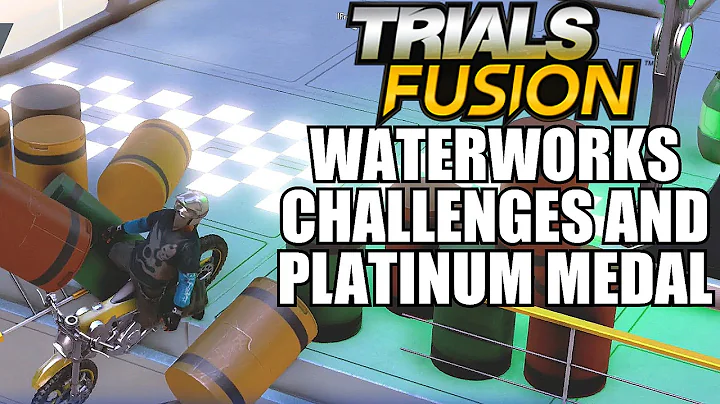 Trials Fusion Waterworks Challenges And Platinum Medal Greenhorn's Grotto Track Challenge