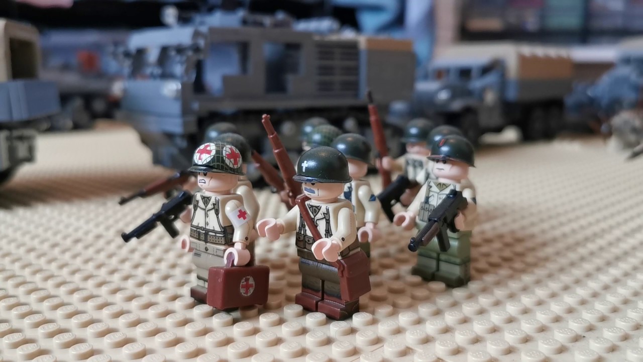  VÉHICULES MILITAIRES EN BRIQUES LEGO DE LA SECONDE