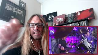 King Diamond Drumcam -Welcome Home/ Matt Thompson (reaction)