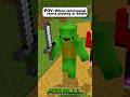 Pov: Mikey Loses🤣 - MAIZEN Minecraft Animation #shorts