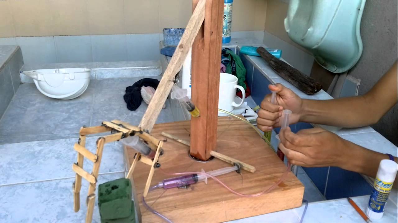BRAZO HIDRÁULICO CON JERINGAS - ViYoutube