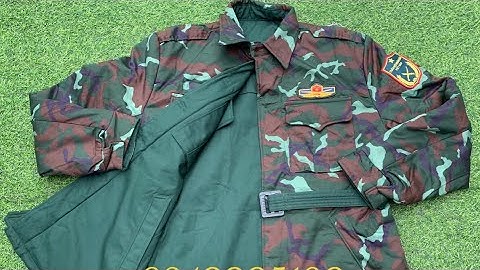 ÁO BÔNG K20 SĨ QUAN LỤC QUÂN ĐỦ CỠ