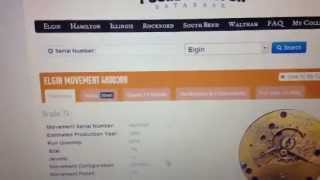 Pocket Watch Database