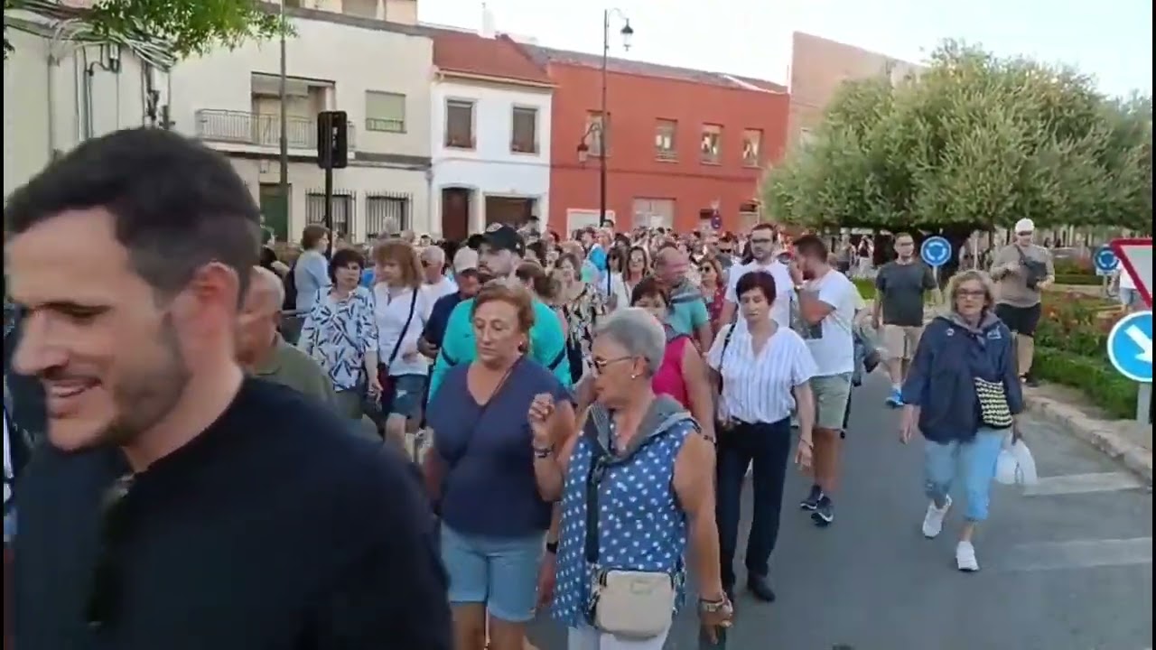 Traslado de la Virgen de las Viñas al santuario de Pinilla