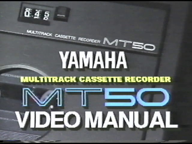 Yamaha Multitrack Cassette Recorder MT50 Video Manual - YouTube