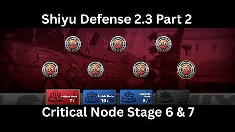 Clearing Shiyu Defense Critical Node 6 & 7 | Zenless Zone Zero 