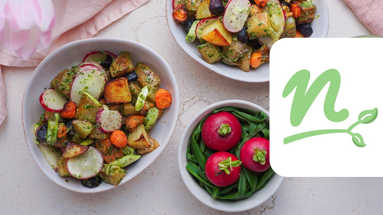 Szuperfriss Vegan Zoldsegsalata Nem Csak Husvetra Recept Nosalty Youtube