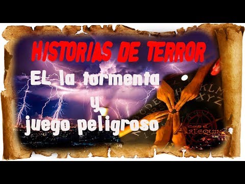 historia de terror en la tormenta