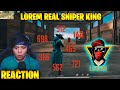 Junior Reacts To Real Sniper King Lorem With Surprising Gameplay | Garena - Freefire