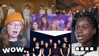 NON KPOP FANS REACT TO KPOP for the first time! ‘EXO, NCT, AESPA, GOT7 &amp; ATEEZ’ (w/deep thoughts)