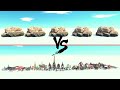 5x Swarm Bugs Vs All Units ARBS | Animal Revolt Battle Simulator