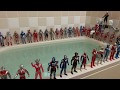 ULTRAMAN playing【お風呂＆水鉄砲】50個以上あるウルトラマンのソフビで遊ぶo(％)○ジュワッ☆