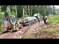 Off-road на КАМАЗе продолжается/ КАМАЗ слетел с плит ((