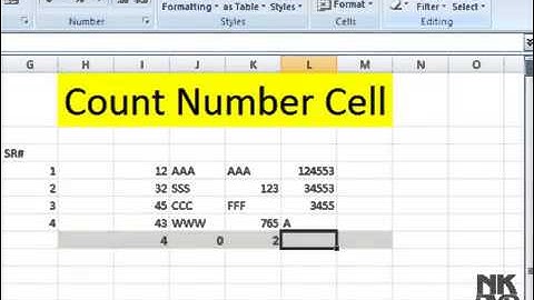 Lesson 29 The Count Number Microsoft Office Excel 2007 2010 free Educational video Training Tutorial