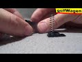 VW Golf 5 handbrake light switch location FIX change repair attempt /1J0 947 561/