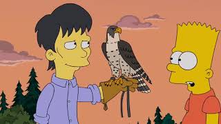 Simpsons: Homer getting the dog to sit