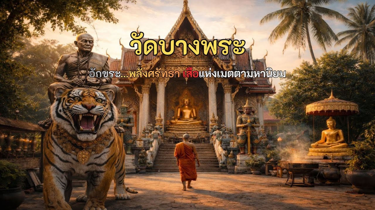 วัดบางพระ | อักขระ…พลังศรัทธา เสือแห่งเมตตามหานิยม คนไทยหลายล้านคนไปสักที่นี้ เพราะอะไรมาฟังกัน