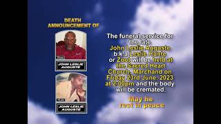 John Leslie Auguste short
