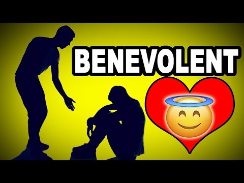 Learn English Words: BENEVOLENT - Meaning, Vocabulary with Pictures and Examples