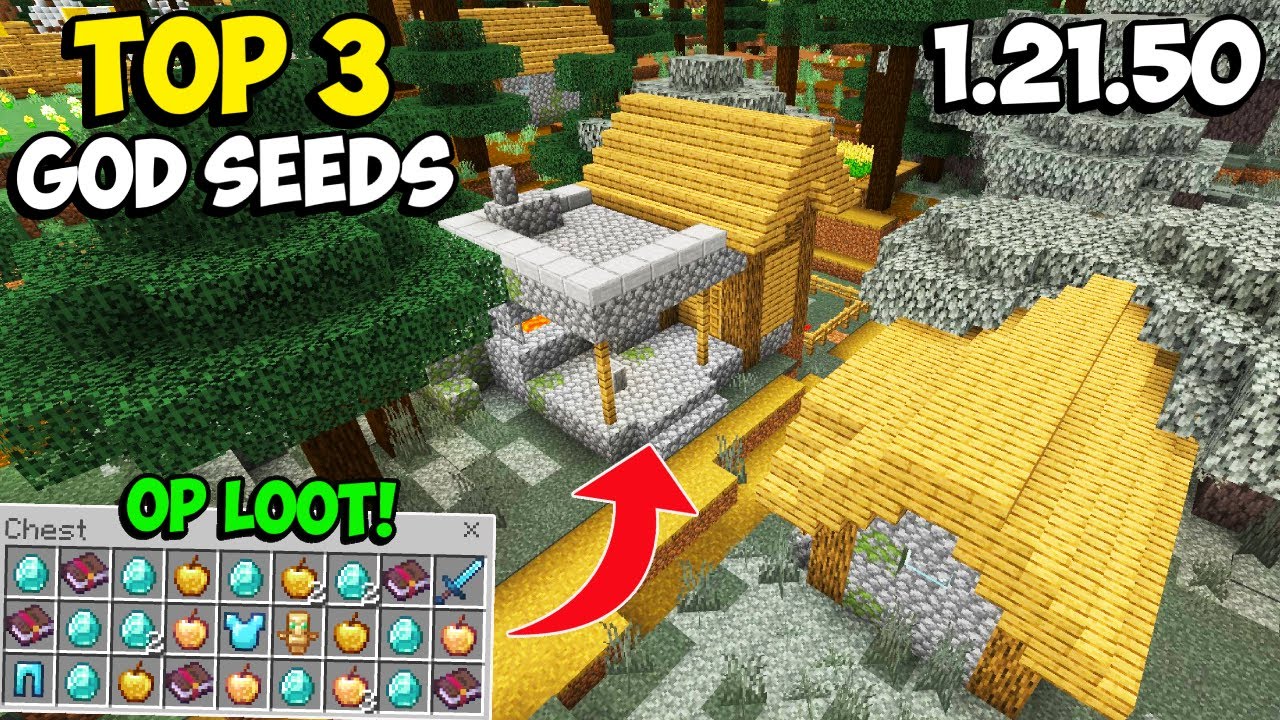 TOP 3 [GOD SEEDS] Best Pale Garden Village Seeds for Minecraft 1.21.50 ...