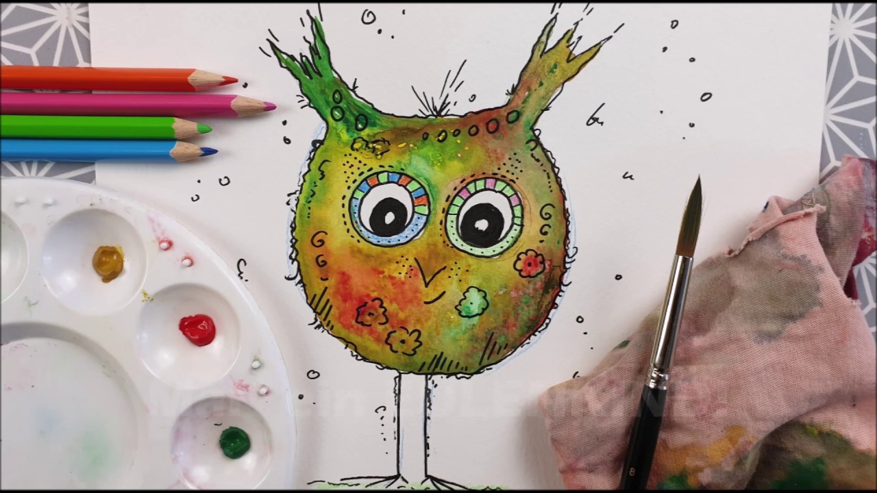 Malen lernen Onlinekurs - Mal´ ein EULENKIND!