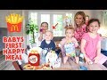 BABY REACTS TO FIRST HAPPY MEAL!