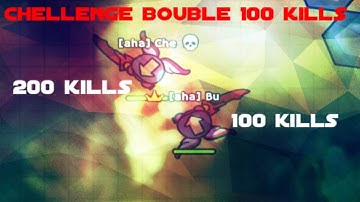 Moomoo.io - Chellenge double 100 kills - Ft.Burt!
