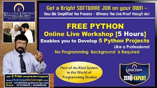Information FREE Python Workshop[5-Hours]- LIVE PROOF for True Job-Oriented Training! Enroll link in Description News