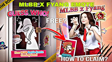 MLBB X FYANG EMOTE CLAIM FOR FREE! MOBILE LEGENDS BANG BANG