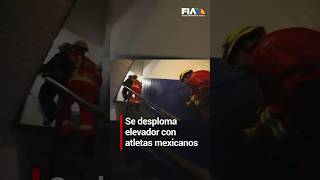 Elevador en Guadalajara con 10 atletas a bordo se desplomó en un hotel