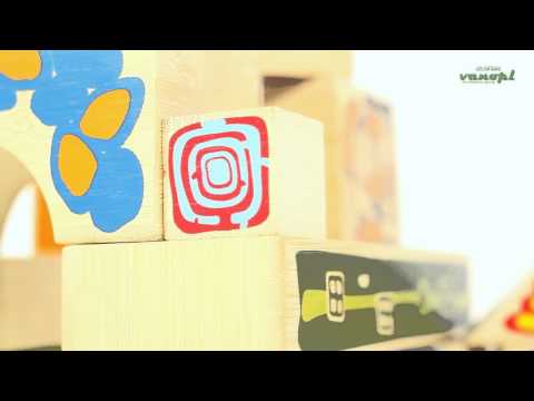 Деревянная игрушка набор для конструирования фигур Organeco Blocks, Hape 897716