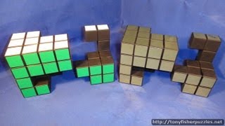 Tony Fisher's "Slide Twist Twist Slide" puzzle, past auction (Sticker version)