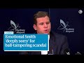 Steve Smith breaks down as he faces the media over ball tampering scandal