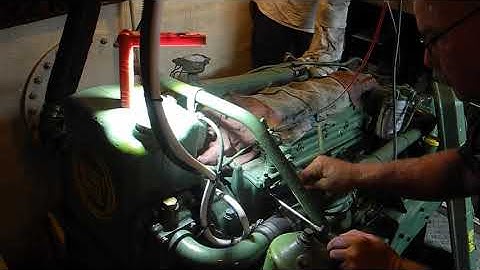 Adjusting the idle on a Detroit Diesel