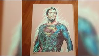 How To Make An Amazing Glowing Sand Superman Art