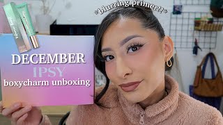 DECEMBER 2023 boxycharm by Ipsy unboxing &amp; try on