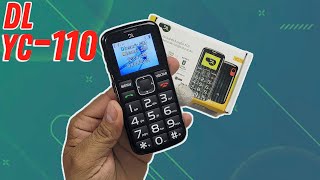 DL YC-110, um celular simples com TECLAS GRANDES e recursos interessantes pelo preço!