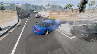 High Speed Traffic Car Crashes #2 - BeamNG Drive