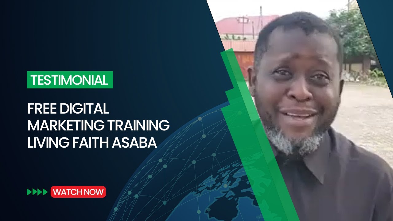 Meet Pastor, one of the participants in the 2-week Free Digital Marketing Training at LFC Asaba