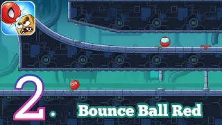 Bounce Ball Adventure: Red Ball  ( Level 32 - Level 34 )