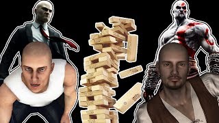Eng Hand Simulator - 2 - Four Bald Men Playing Jenga