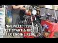 Triumph Bonneville T120R | First Start & Ride After Full Engine Rebuild