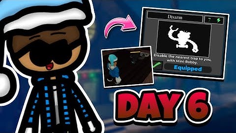 DAY 6 FOR NEW DISARM ABILITY! 🤖 ROBLOX PIGGY ADVENT CALENDAR UPDATE 🎄