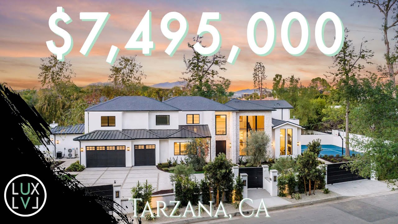 SEE WHAT 7,495,000 WILL GET YOU IN TARZANA CALIFORNIA! New