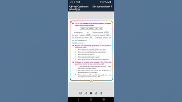 A Great Coachman       5th standard unit 7 prose