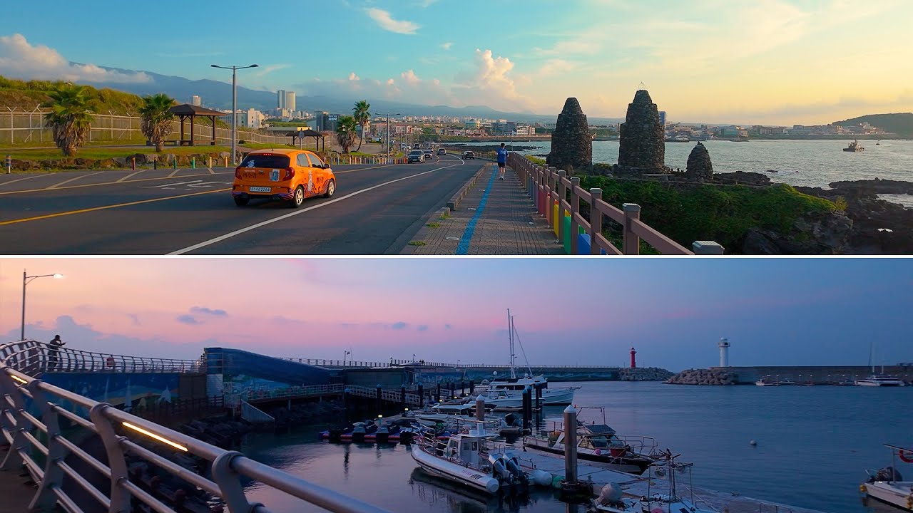 Прогулка на закате вдоль побережья Чеджу – Романтический вечер в Корее